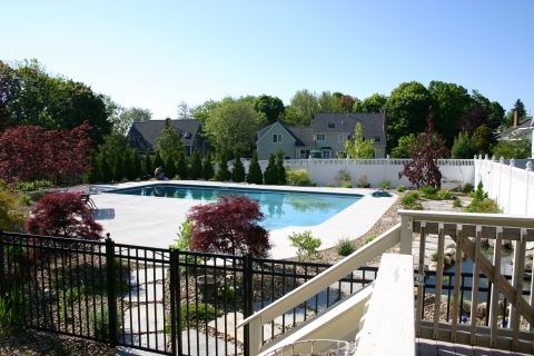 Pool Patio and Landscaping
